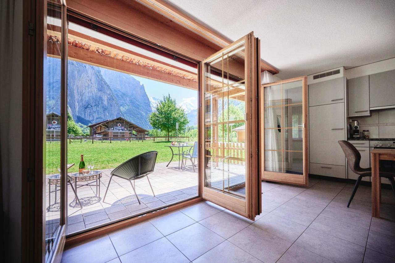 Apartment Truemmelbach, Comfortabl & Cozy, Private Terrace With Best Views Lauterbrunnen Exterior foto