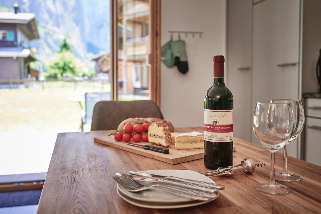 Apartment Truemmelbach, Comfortabl & Cozy, Private Terrace With Best Views Lauterbrunnen Exterior foto