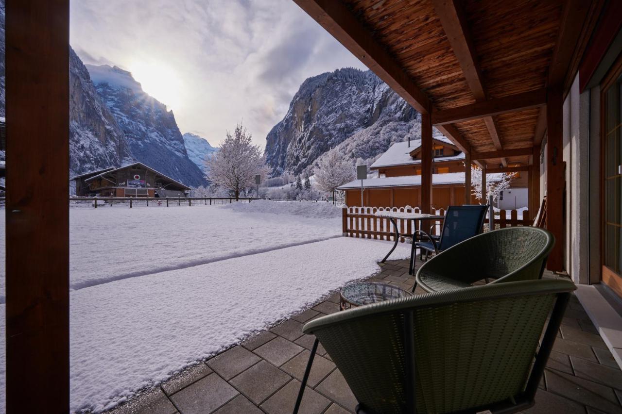 Apartment Truemmelbach, Comfortabl & Cozy, Private Terrace With Best Views Lauterbrunnen Exterior foto